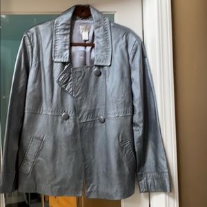 Chico’s Leather fashion jacket